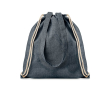 Touwtjes rugzak met stevige hengsels kleur blauw