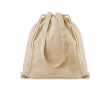 Touwtjes rugzak met stevige hengsels kleur beige