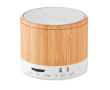 Houten bluetooth speaker voor reclame kleur wit