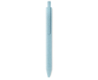 Eco balpen met klikmechanisme kleur blauw