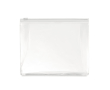 Goedkope toilettas met kleurdetail kleur wit