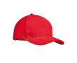 Hoge kwaliteit cap met logo kleur rood