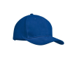 Hoge kwaliteit cap met logo kleur koningsblauw