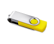 Goedkope en effectieve USB-stick voor reclame kleur geel