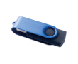 USB-stick met gekleurde beschermcover kleur blauw