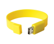 Klassieke USB-armband geel