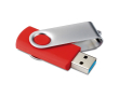 Exclusieve USB 3.0-geheugenstick met logo kleur rood