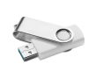 Exclusieve USB 3.0-geheugenstick met logo kleur wit
