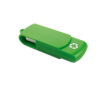 USB-geheugenstick van gerecycled plastic kleur groen