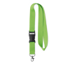 Goedkope keycords met kliksluiting kleur limoen groen