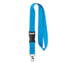 Goedkope keycords met kliksluiting kleur lichtblauw