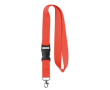 Keycord Woven Plus rood