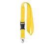Keycord Woven Plus geel