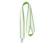 Keycord met laagje satijn en sublimatieprint kleur limoen groen