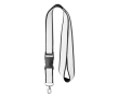 Sublimatie lanyards met kliksluiting kleur zwart