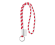 Ronde lanyards met label (0,7 cm) kleur rood