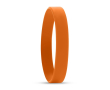 Polsbandjes bedrukken oranje laag reliëf