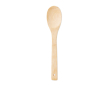 Bamboe lepel voor salades kleur beige