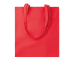 Gekleurde katoenen tas van 180 gr / m2 kleur rood