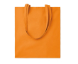 Gekleurde katoenen tas van 180 gr / m2 kleur oranje