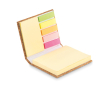 Gepersonaliseerd kladblok met kurken kaft kleur beige