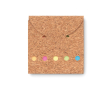 Set voor notities met gekleurde labels kleur beige