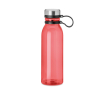 Grote RPET fles met logo kleur rood