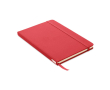 A5-formaat gepersonaliseerd RPET-notitieboek kleur rood