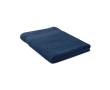Promotionele, katoenen handdoek in groot formaat kleur blauw