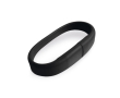 Siliconen usb-armband in leuke kleuren kleur zwart