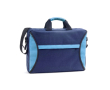 Aktetas in bedrijfskleuren kleur blauw