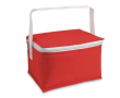 Koeltas voor 6 blikjes kleur rood