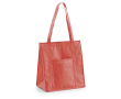 Shopper en koeltas in één kleur rood