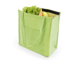 Shopper en koeltas in één kleur lichtgroen