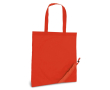 Opvouwbare tas van 190T polyester kleur rood