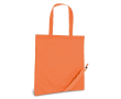 Opvouwbare tas van 190T polyester kleur oranje