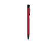 Aluminium balpen met gekleurde huls kleur rood