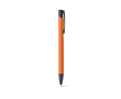Aluminium balpen met gekleurde huls kleur oranje