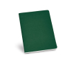 Gerecyclede A5 notitieboekjes met logo, 40 pag. kleur groen