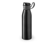 Aluminium drinkfles met originele dop kleur zwart