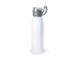 Aluminium drinkfles met originele dop kleur wit