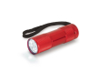 Metalen zaklamp in diverse kleuren kleur rood