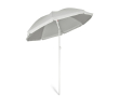 Kleurrijke parasol met logo kleur grijs