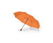 Opvouwbare paraplu met logo kleur oranje