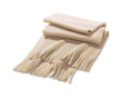 Sjaal met logo in diverse kleuren kleur beige