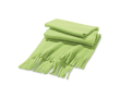 Sjaal met logo in diverse kleuren kleur lichtgroen