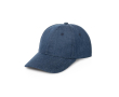 Bedrukte pet van spijkerstof kleur blauw