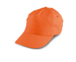 Klassieke reclame petjes van polyester kleur oranje
