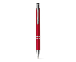 Plastic pen met naam voor reclame kleur rood