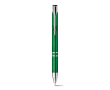 Plastic pen met naam voor reclame kleur groen